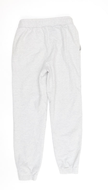 Marks and Spencer Women's Grey Jogger Trousers Size 8 Regular Fit