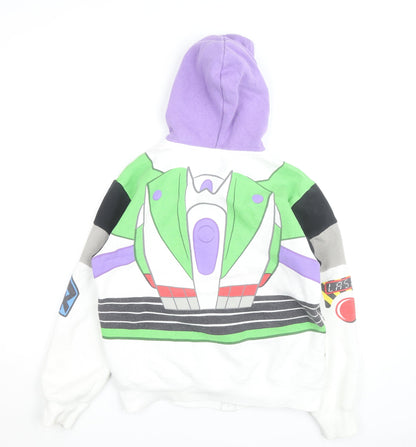 Disney Parks Women's XS Buzz Lightyear Full Zip Hoodie Multicoloured