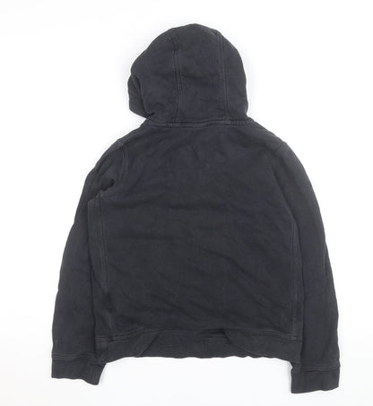 Nike Boys Black Pullover Hoodie M 10-11 Years Fleece Hooded Sweatshirt