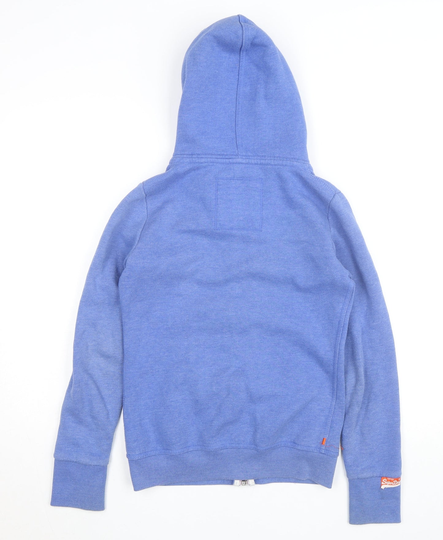 Superdry Women's Blue XS Full Zip Hoodie Orange Label
