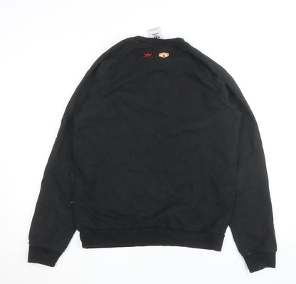 Adidas Men's Black Manchester United Graphic Sweatshirt Size M