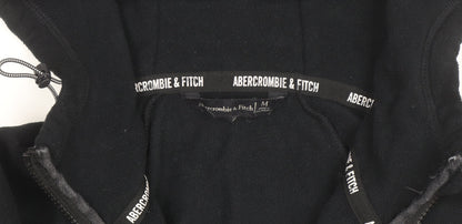 Abercrombie & Fitch Women’s Black Fleece Hooded Active Jacket Medium
