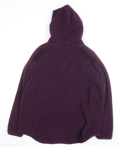 St. Bernard for Dunnes Stores Women's Purple Fleece Hooded Jacket Size 16
