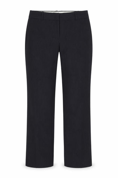 J.Crew Women's Black Pinstripe Wool City Fit Dress Pants Size 8