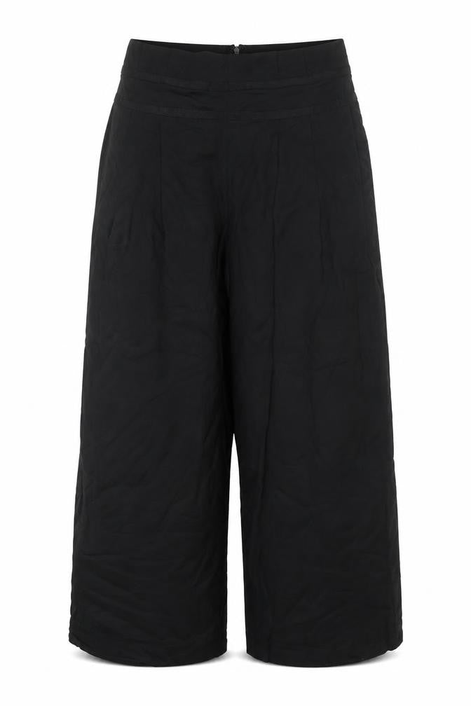 ASOS Women’s Black High Waist Wide-Leg Crepe Culottes Size 10