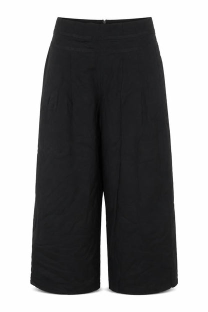 ASOS Women’s Black High Waist Wide-Leg Crepe Culottes Size 10
