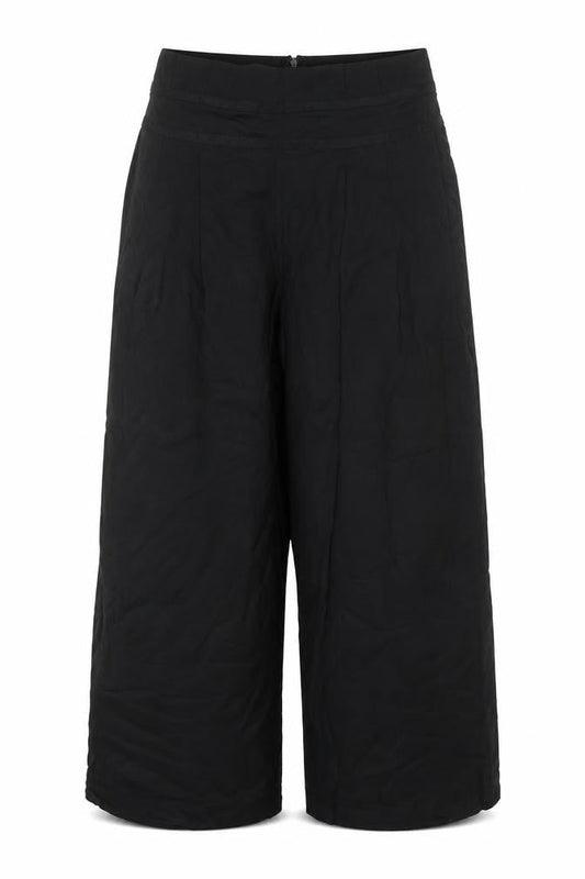 ASOS Women’s Black High Waist Wide-Leg Crepe Culottes Size 10