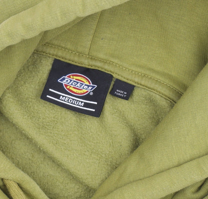 Dickies Womens Green Pullover Hoodie Medium Cotton Blend Casual