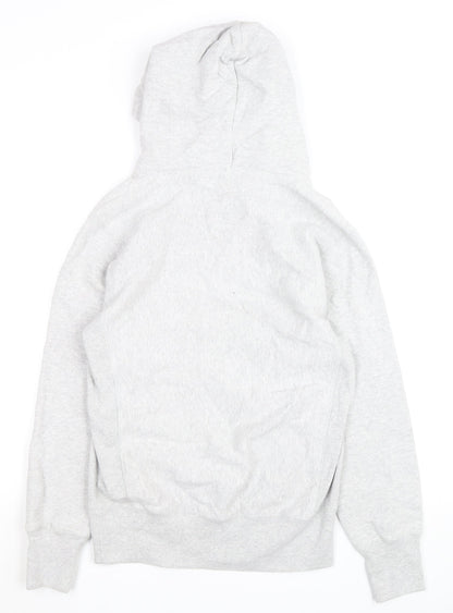 Champion Men's Grey Reverse Weave Pullover Hoodie Size M