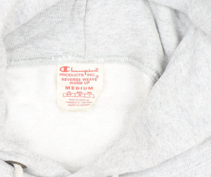 Champion Men's Grey Reverse Weave Pullover Hoodie Size M