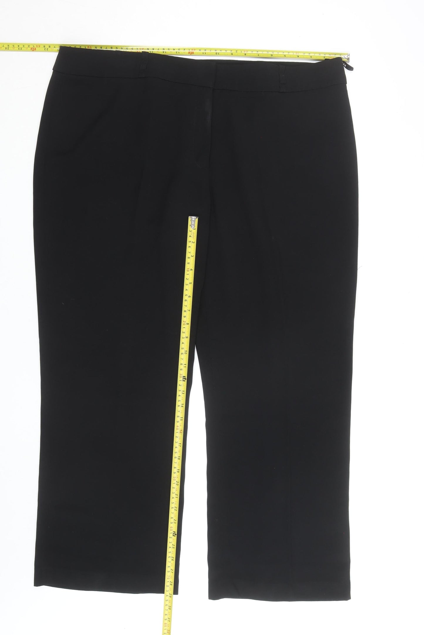 Roman Women’s Black Size 22 Cropped Stretch Trousers
