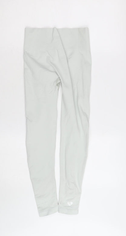 Women's Best Grey Seamless High Waist Leggings Size S - Stretch Gym Wear