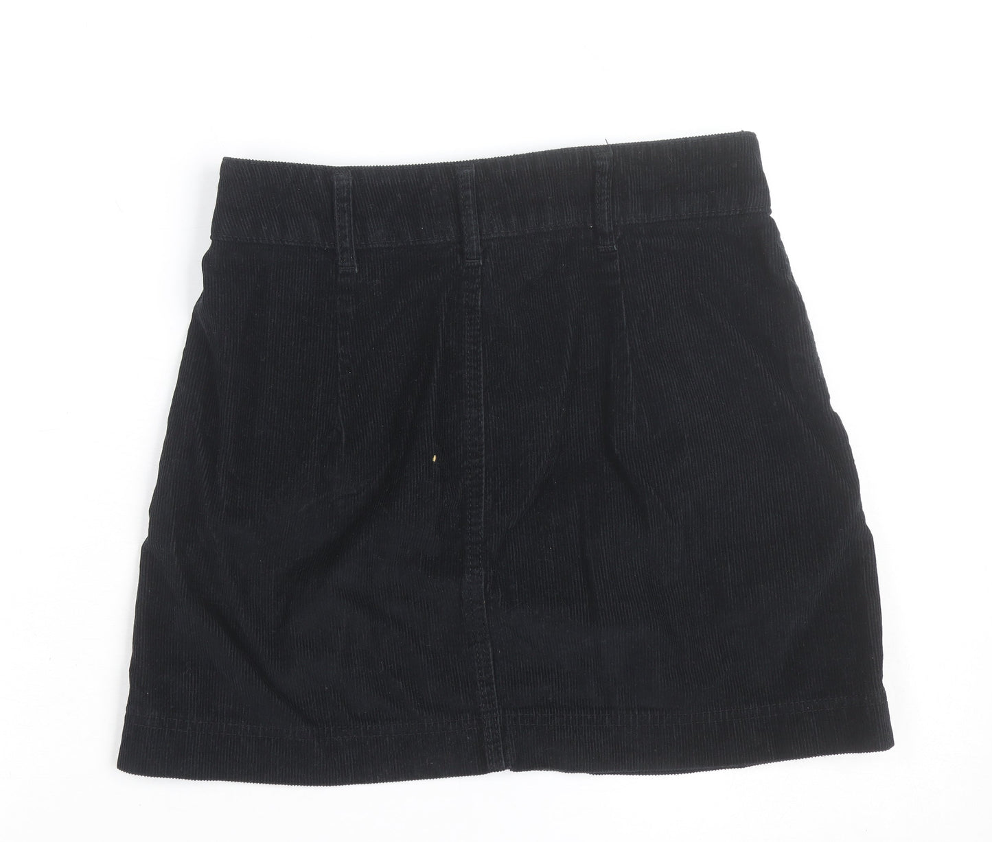 BDG Women’s Black Corduroy Mini Skirt Size S Straight Casual