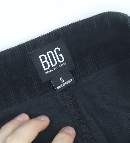 BDG Women’s Black Corduroy Mini Skirt Size S Straight Casual