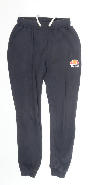 Ellesse Womens Black Jogger Fleece Sweatpants XS Comfortable Fit