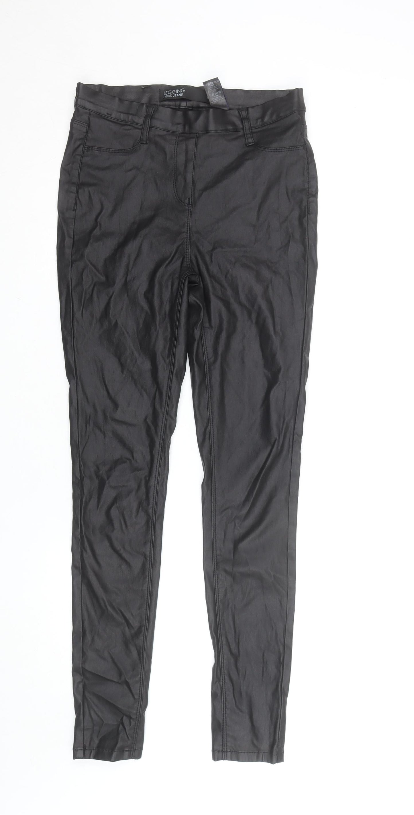 Next Women Black Tall Size 10 Stretch Jegging Trousers