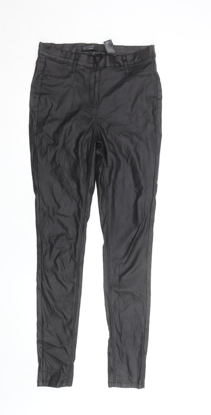 Next Women Black Tall Size 10 Stretch Jegging Trousers