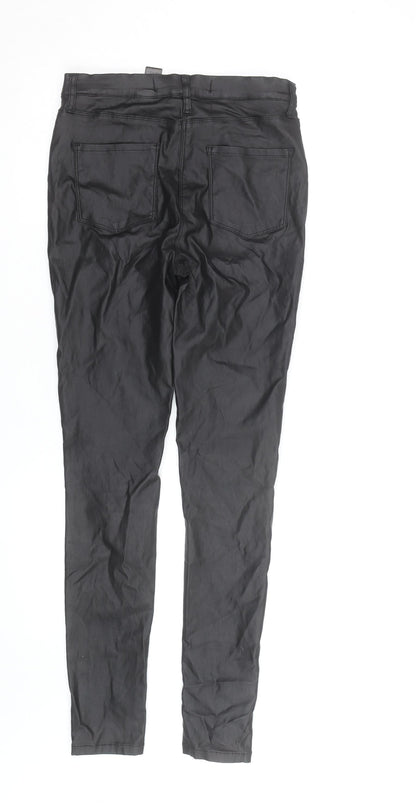 Next Women Black Tall Size 10 Stretch Jegging Trousers