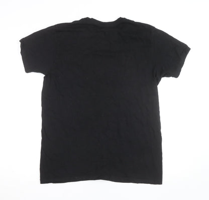 Limited Edition Bayer 04 Leverkusen Black Men's M Cotton T-Shirt