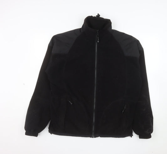 Keela Men's Black M Fleece Softshell Full Zip Outdoor Jacket
