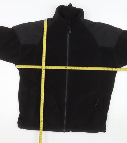 Keela Men's Black M Fleece Softshell Full Zip Outdoor Jacket