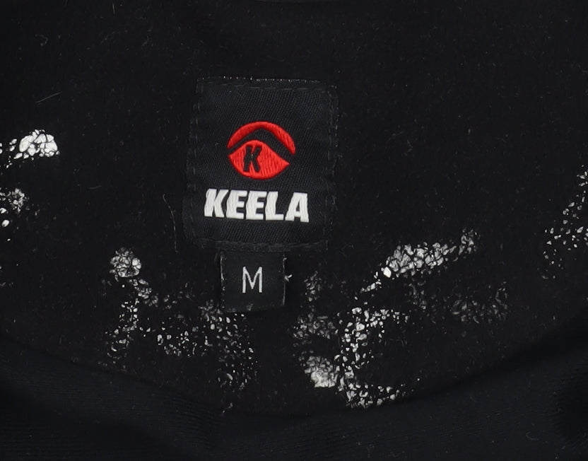 Keela Men's Black M Fleece Softshell Full Zip Outdoor Jacket