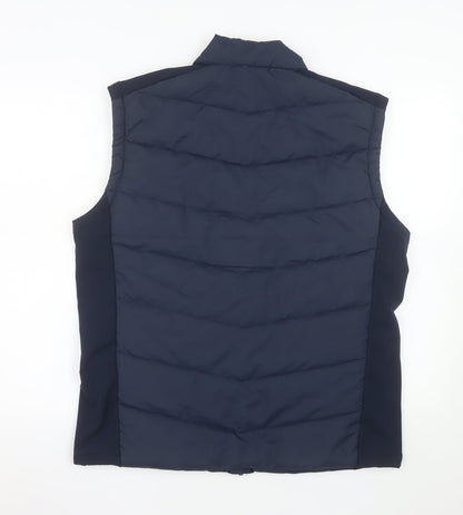 32 Degrees Men's Blue L Puffer Gilet Waistcoat Lightweight Insulated