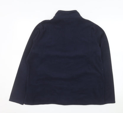 Marks and Spencer Women's Blue Fleece Full Zip Jacket Size 20
