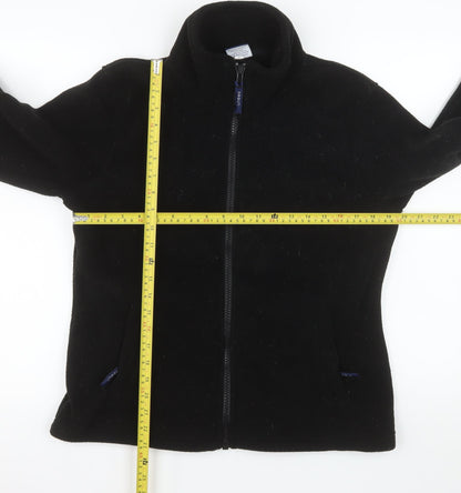 Uneek Women's Black Fleece Full Zip Jacket Size 12