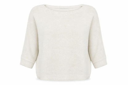 Reserved Women Ivory L Pullover Knit Jumper Relaxed Fit