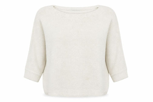 Reserved Women Ivory L Pullover Knit Jumper Relaxed Fit