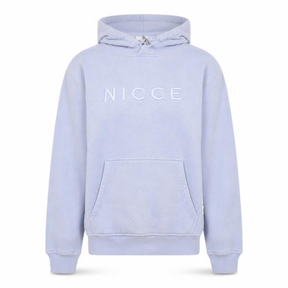 NICCE Women's Blue Pullover Hoodie XS Cotton Blend Logo Jumper