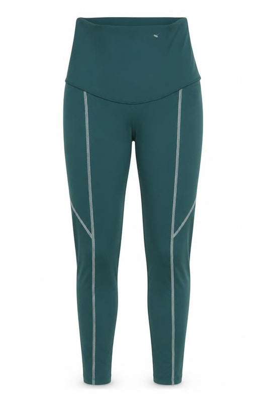 Reebok Women’s Green Speedwick Leggings Size S Slim Fit Activewear