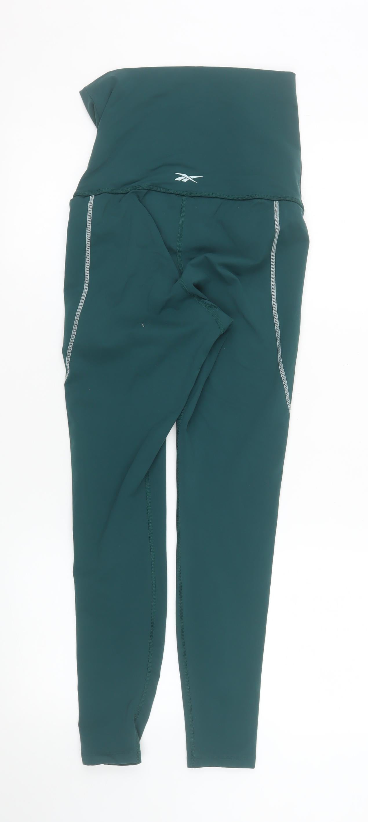 Reebok Women’s Green Speedwick Leggings Size S Slim Fit Activewear