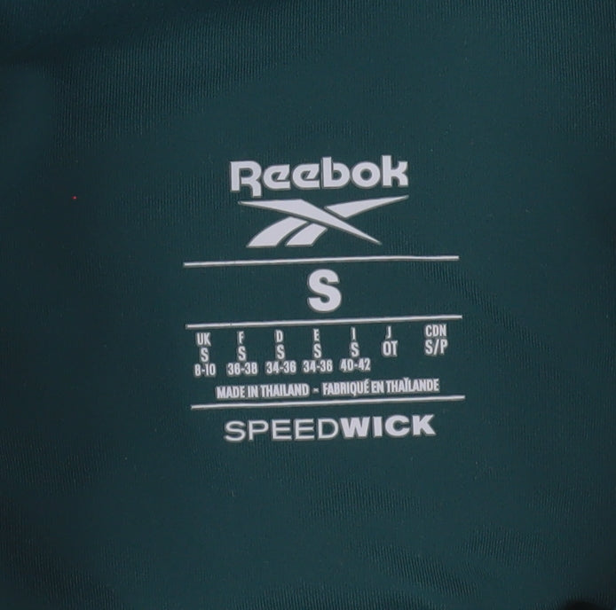 Reebok Women’s Green Speedwick Leggings Size S Slim Fit Activewear