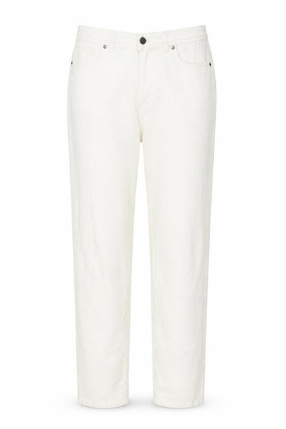 Part Two Women's Ivory Straight Jeans Size 10 Regular Fit