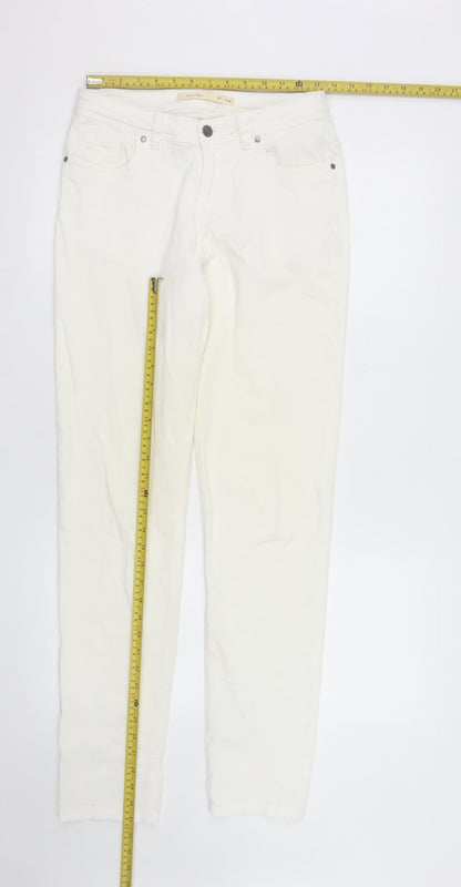 Part Two Women's Ivory Straight Jeans Size 10 Regular Fit