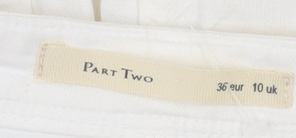 Part Two Women's Ivory Straight Jeans Size 10 Regular Fit