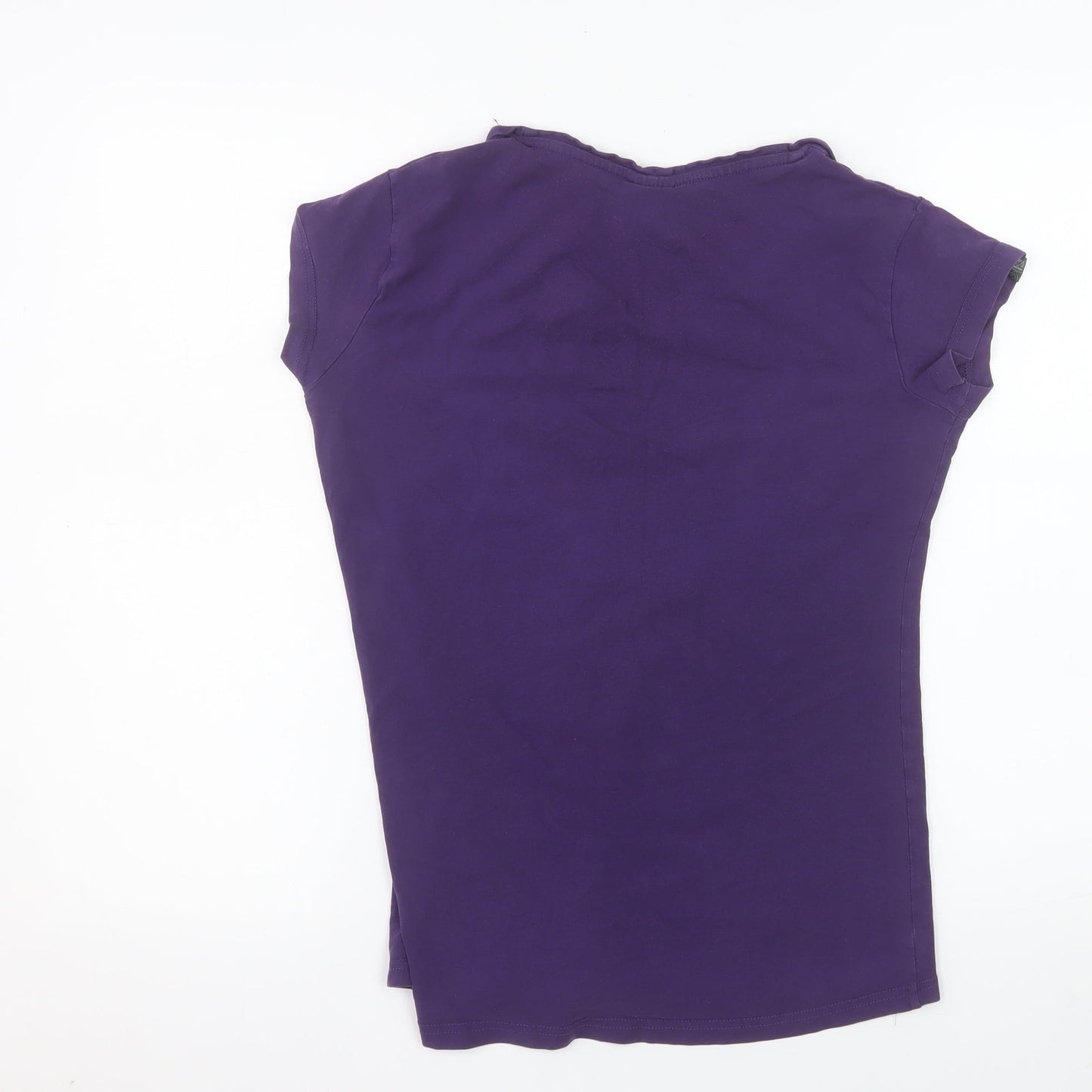 Karrimor Womens Purple V-Neck Short Sleeve Cotton T-Shirt UK 10