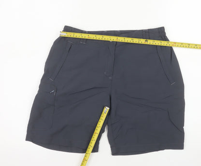 Regatta Women's Grey Cargo Hiking Shorts Size 12 Quick Dry
