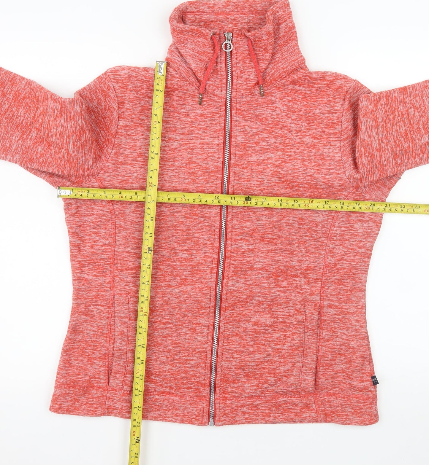 Regatta Women's Orange Full Zip Fleece Jacket Size 12