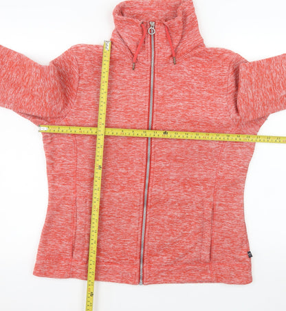 Regatta Women's Orange Full Zip Fleece Jacket Size 12