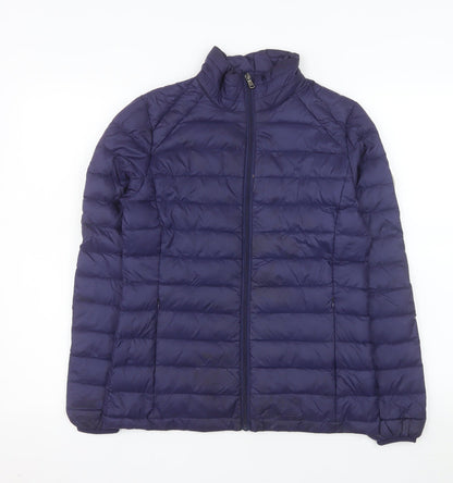 Harvey & Jones Men's Blue Ultralight Down Puffer Jacket M