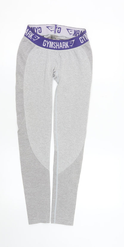 Gymshark Women’s Grey Moisture Wicking Leggings Size S Activewear