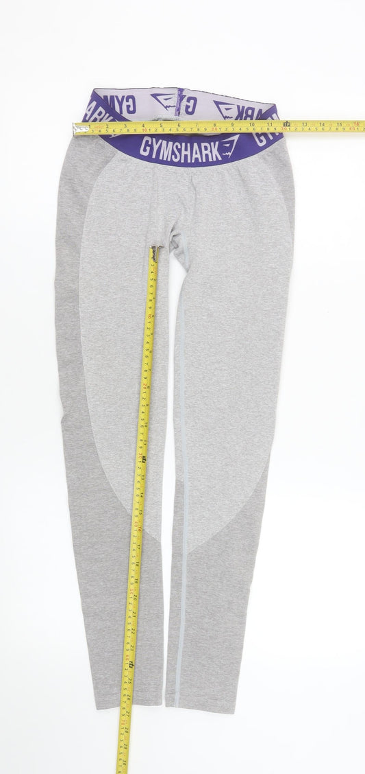Gymshark Women’s Grey Moisture Wicking Leggings Size S Activewear