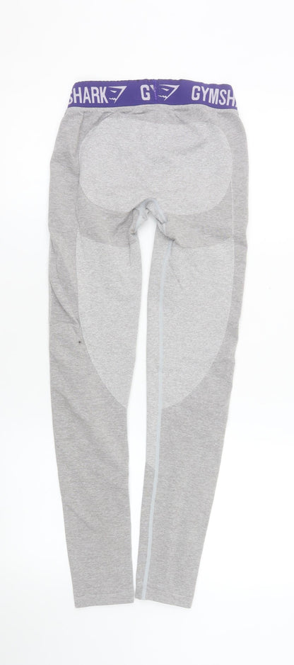 Gymshark Women’s Grey Moisture Wicking Leggings Size S Activewear