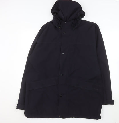 Rohan Mens Black L Waterproof Atlas Parka Jacket Hooded Outdoor