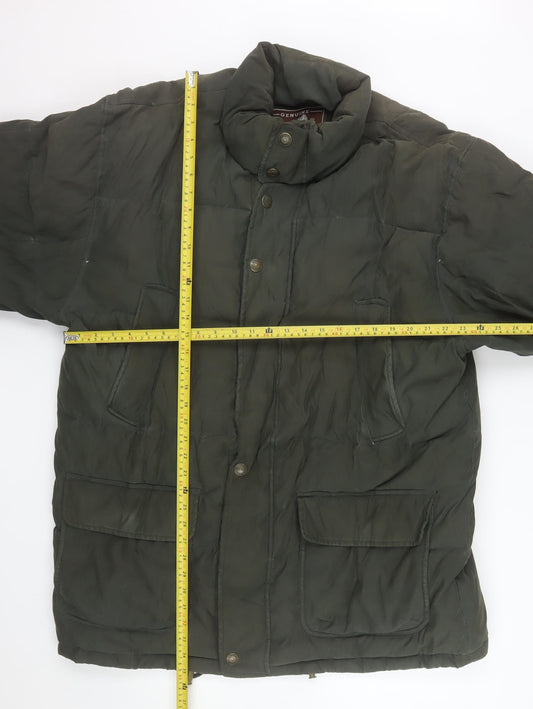 Angelo Litrico Men Green 44 Puffer Jacket Down Feather Winter Coat