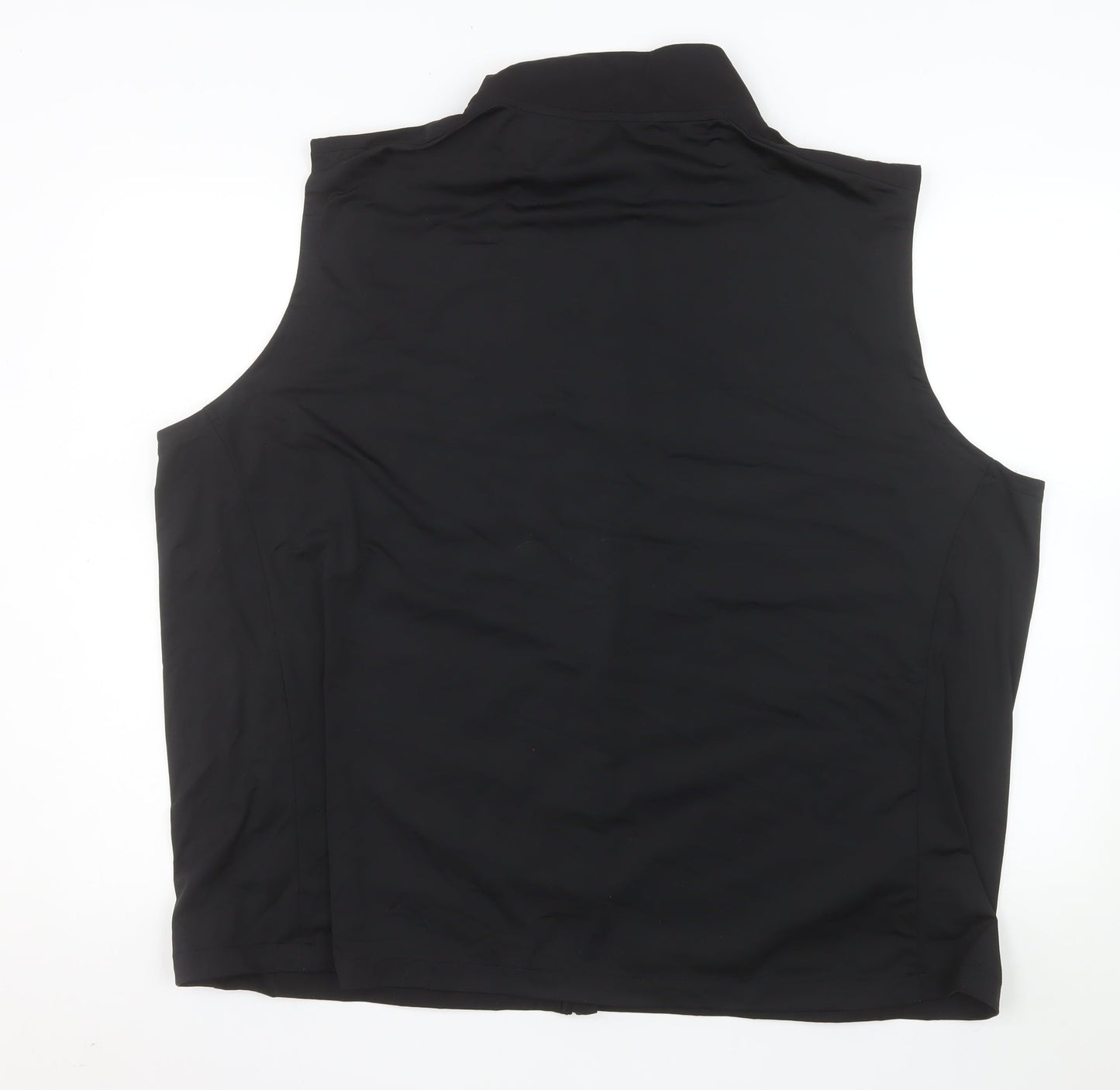 F&F Men’s Black 3XL Softshell Sleeveless Activewear Jacket