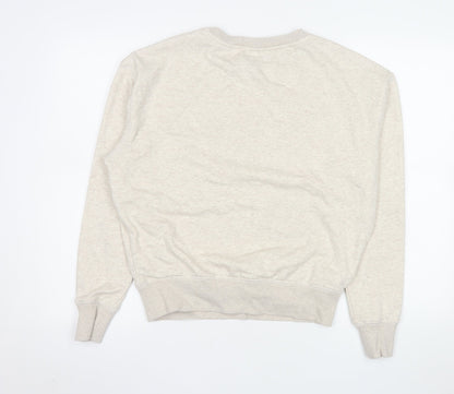 Red Button Womens Beige Floral Sweatshirt Size S Pullover Casual